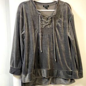 Spring + Mercer Grey shirt